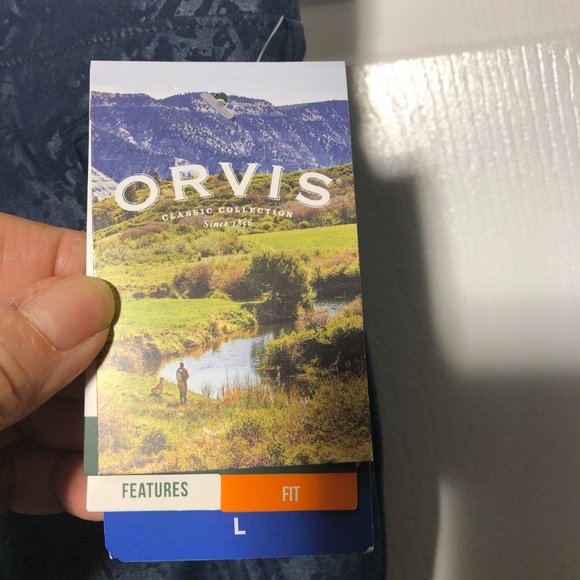 Orvis Travel comfy blue stretch Skort, NWT, L - Picture 5 of 14